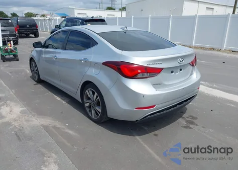 2016 Hyundai Elantra Limited from USA, damaged, VIN 5NPDH4AE4GH779458